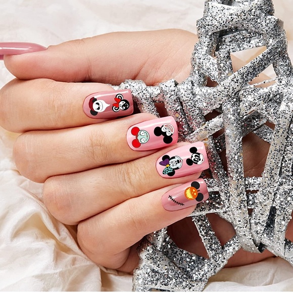 Nightmare Before Christmas Mickey Mouse Nail Decals - 2 sheets- 104 total - Picture 3 of 7